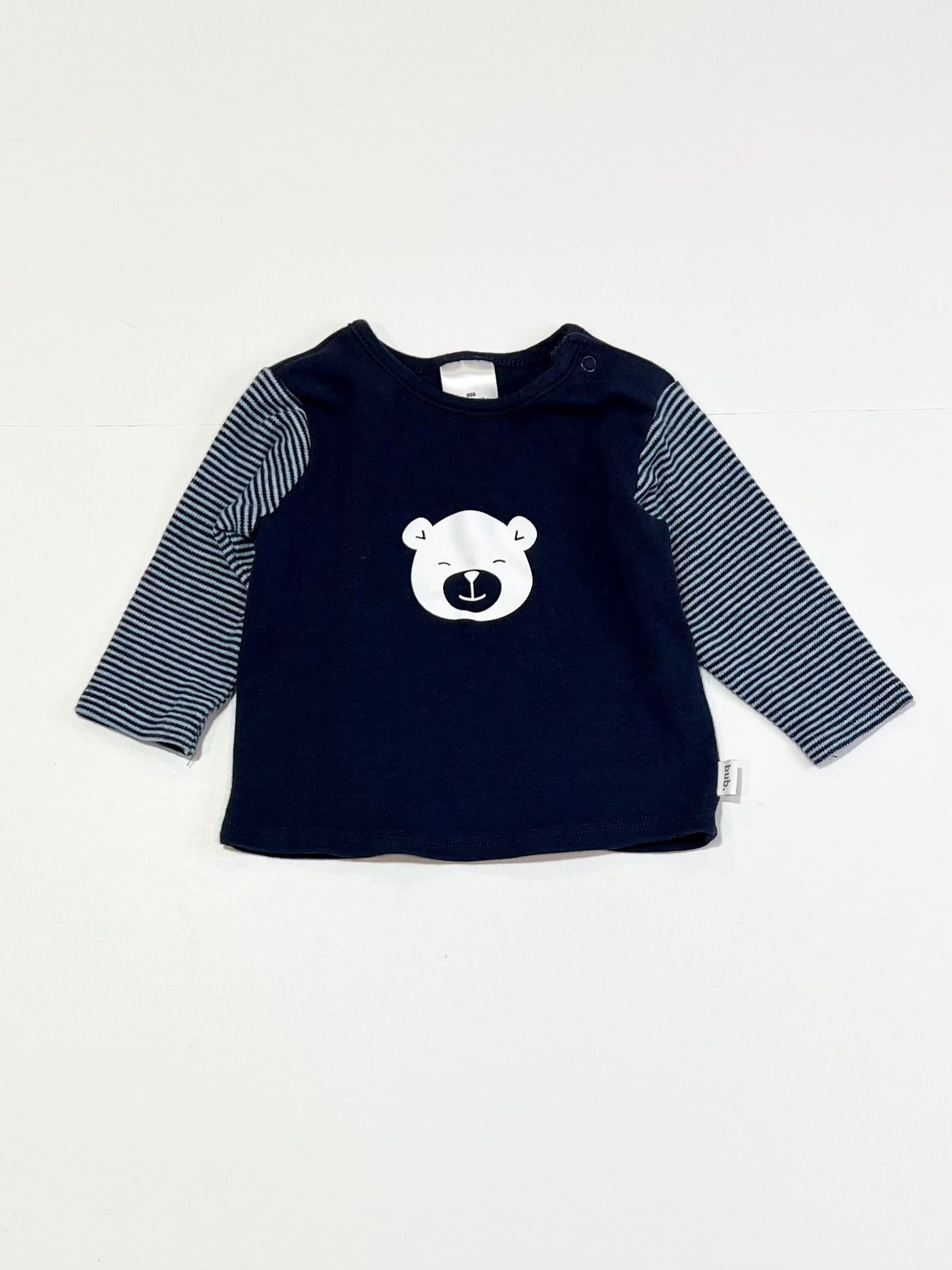 Navy bear top - Size 000