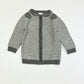 Grey knit zip jacket - Size 000