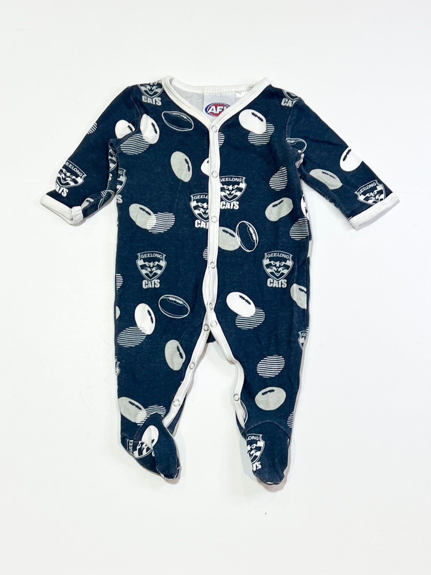 Geelong Cats onesie - Size 000