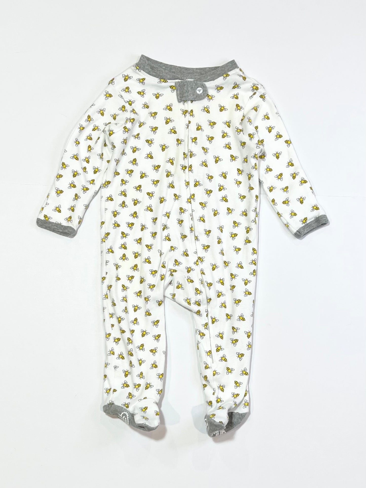 Bees zip onesie - Size 000