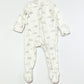 Ribbed hedgehog zip onesie - Size 000