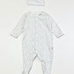 Squares onesie with beanie - Size 000