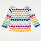 Hearts top - Size 6-9 months
