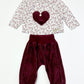 Floral corduroy set - Size 0