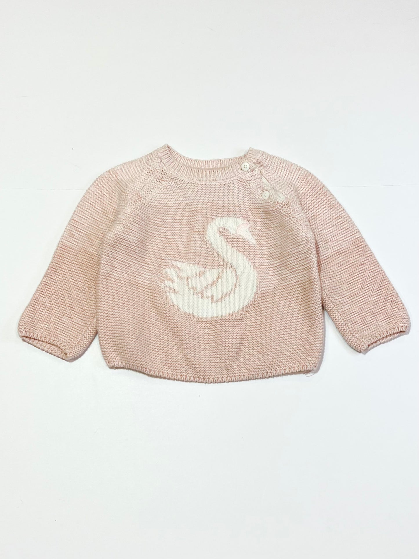 Swan knit jumper - Size 0