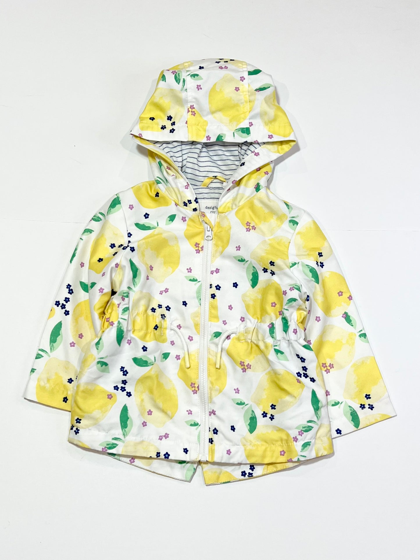 Lemons spray jacket - Size 9-12 months
