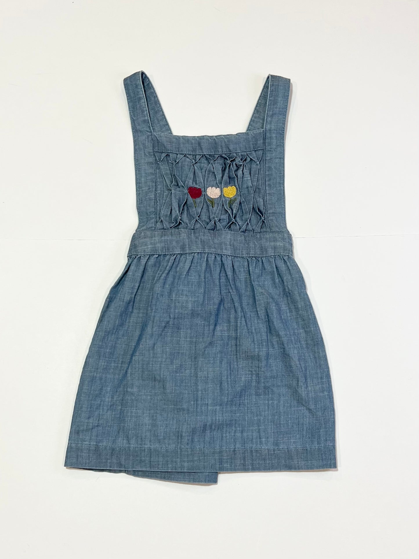 Chambray pinafore - Size 2