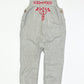 Grey embroidered overalls - Size 2