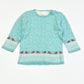 Blue robin knit jumper - Size 2