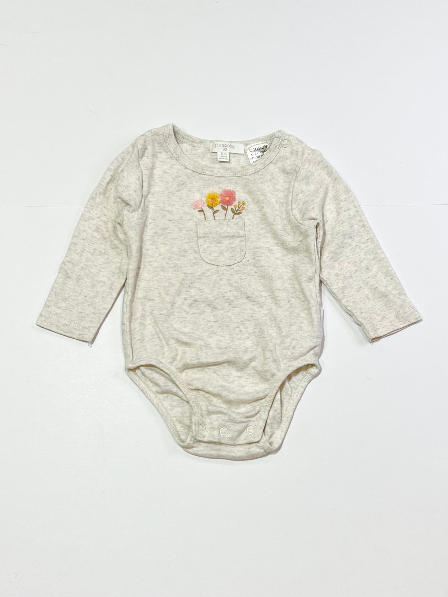 Flower pocket bodysuit - Size 00