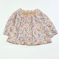 Smocked floral cotton top - Size 00