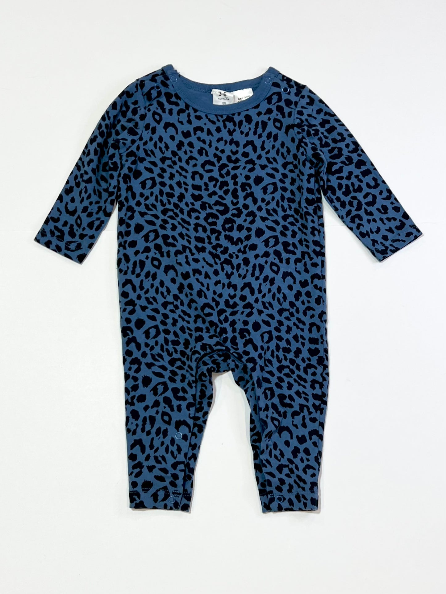 Blue animal print onesie - Size 00