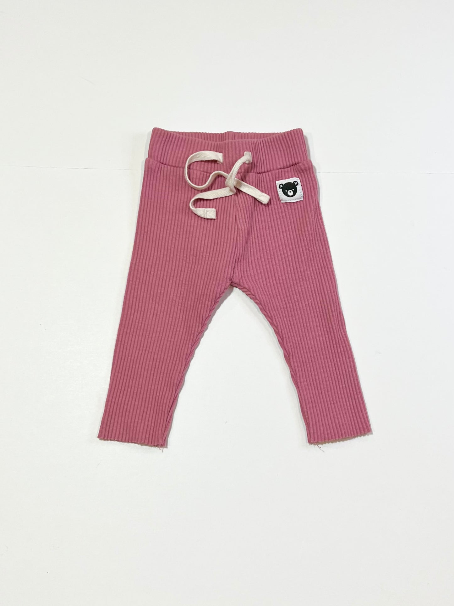 Pink ribbed pants - Size 000