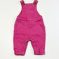 Pink denim overalls - Size 000