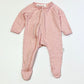 Pink zip onesie - Size 000