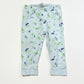 Blue dinosaur leggings - Size 1