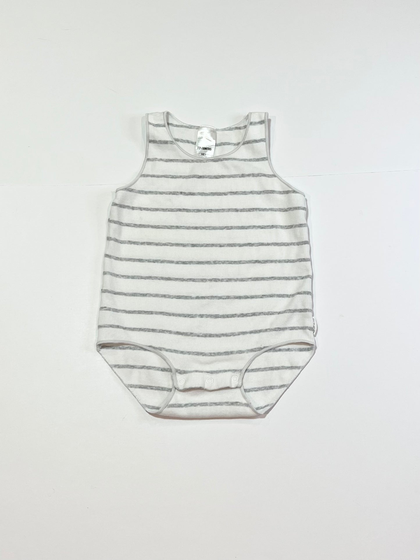 Striped ribbed bodysuit - Size 1