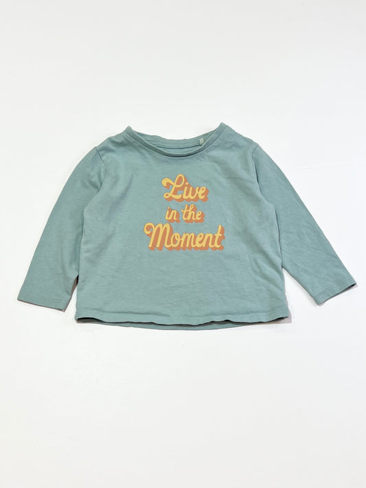 Live in the moment top - Size 1