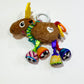 Colourful moose pram toy