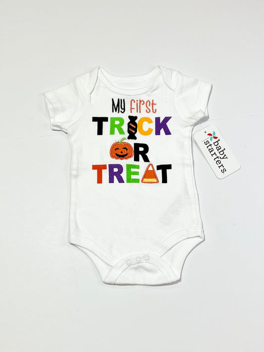 Trick or treat bodysuit brand new - Size 00