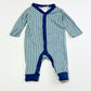 Blue patterned onesie - Size 0000