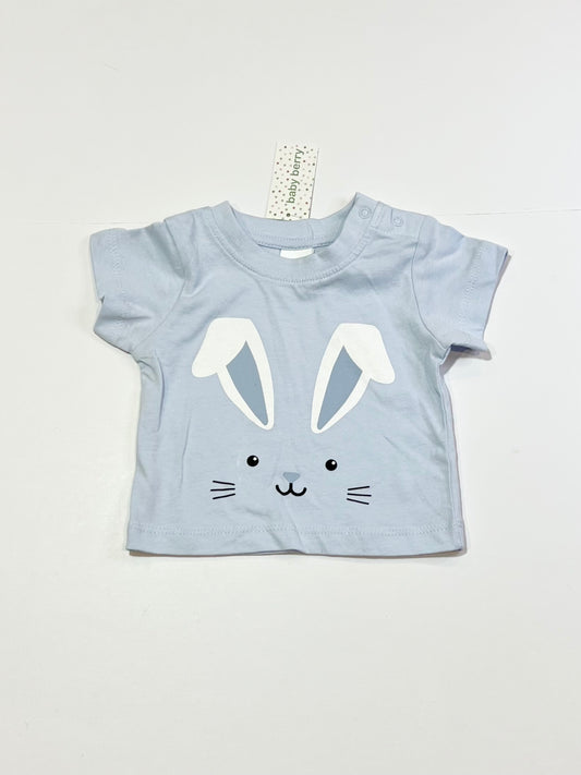 Blue bunny tee brand new - Size 0000