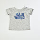 Hello world! tee - Size 0000