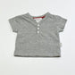 Grey henley tee - Size 0000