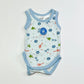 Blue giraffe bodysuit - Size 0000