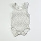Grey words bodysuit - Size 0000