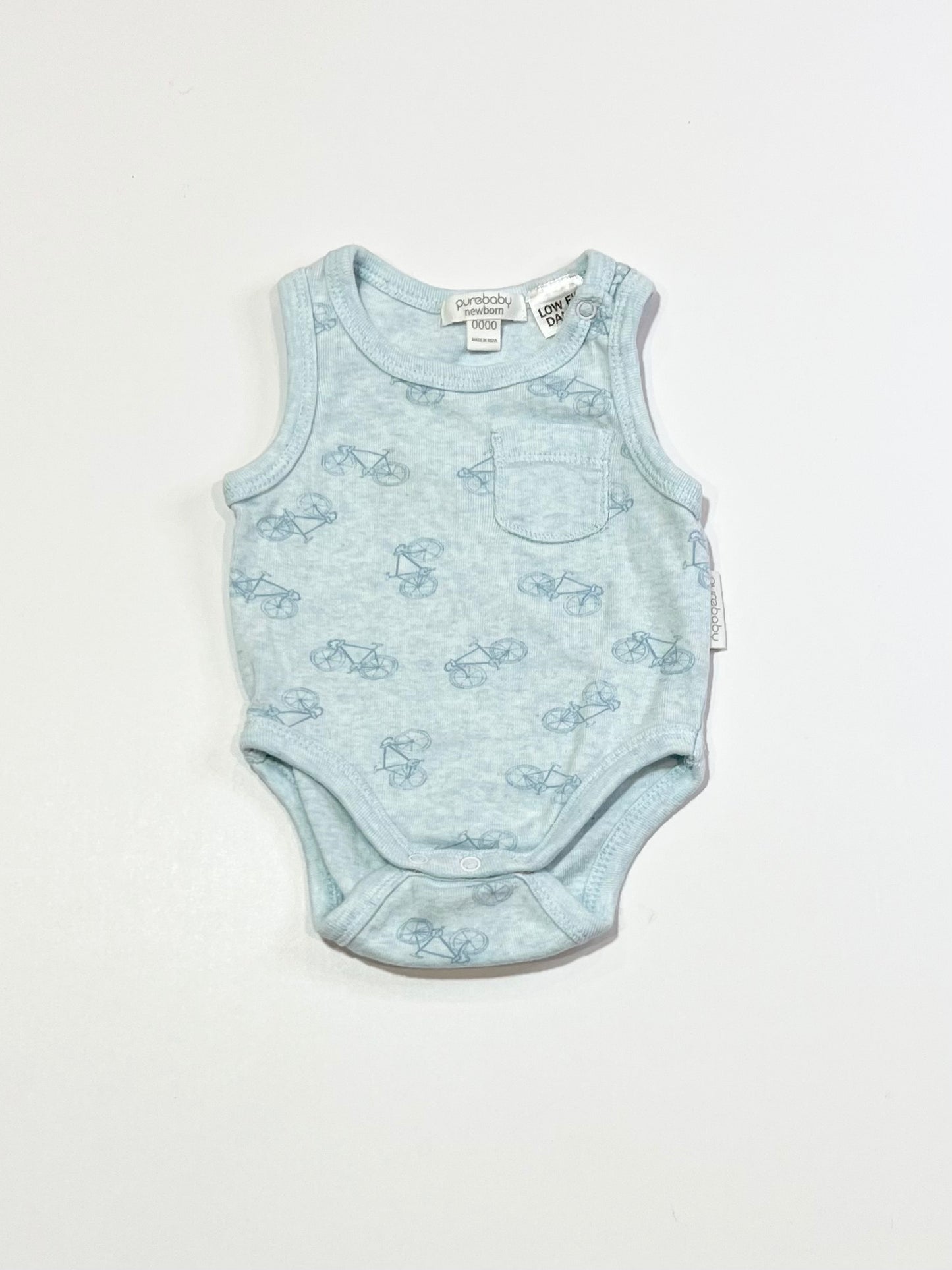 Blue bikes bodysuit - Size 0000