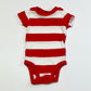 Red striped bodysuit - Size 0000