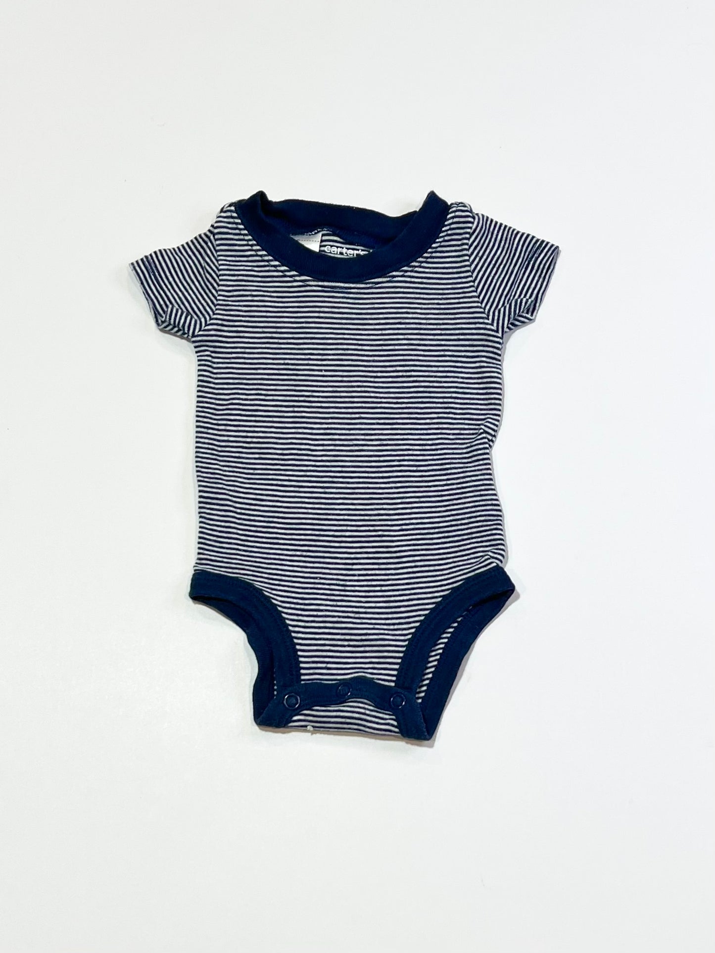 Navy striped bodysuit - Size 0000