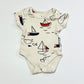 Boats and fish bodysuit - Size 0000