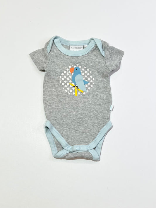 Grey bird bodysuit - Size 0000