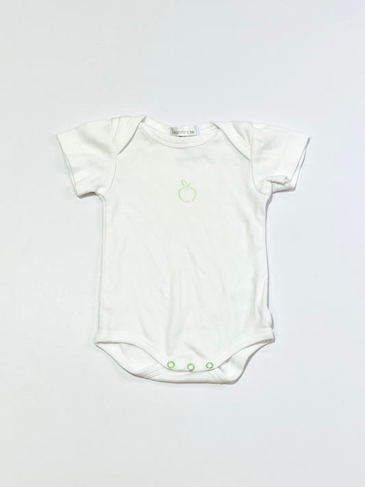 White apple bodysuit - Size 0000