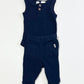 Navy ribbed set - Size 0000