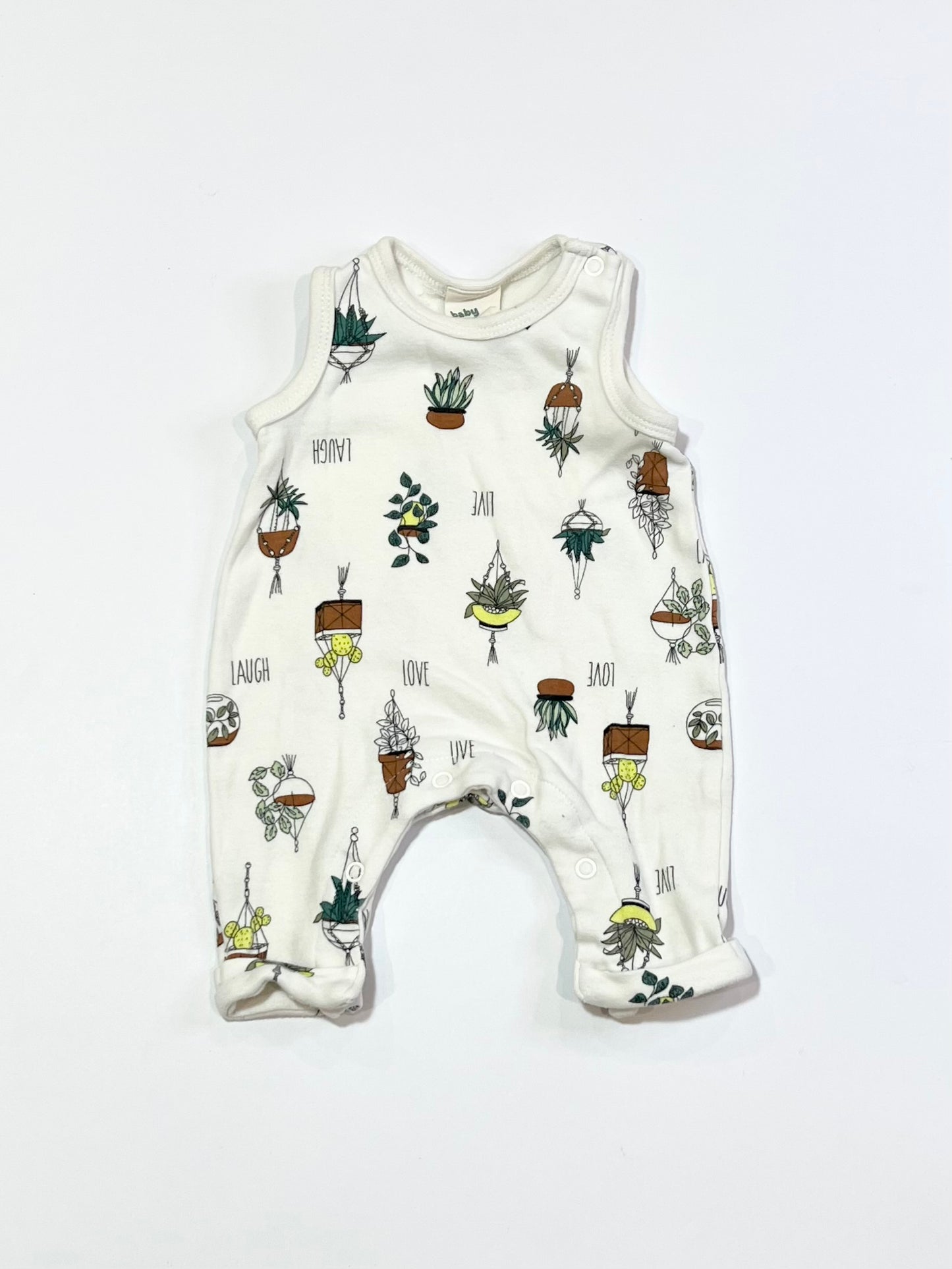 Plants romper - Size 0000