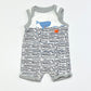 Whale and crab romper - Size 0000