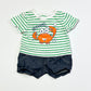 Striped crab romper - Size 0000