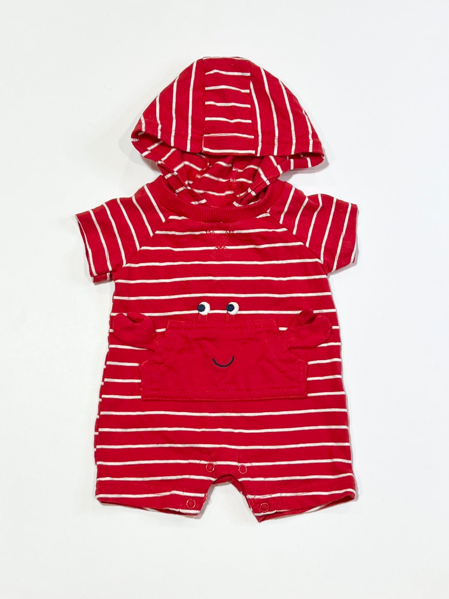 Striped crab romper - Size 0000