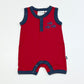 Red fish romper - Size 0000