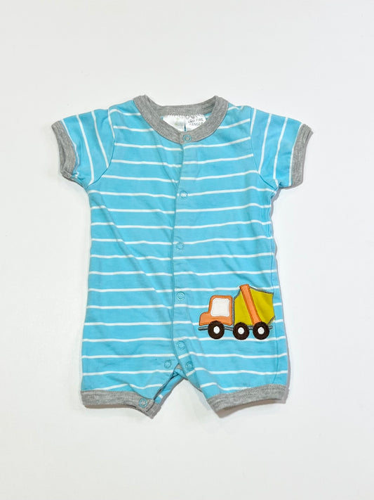 Cement mixer romper - Size 0000