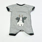 Grey tractors romper - Size 0000