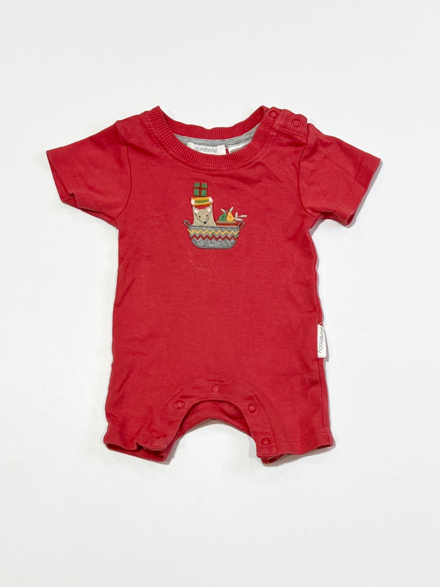 Red mouse romper - Size 0000