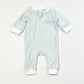 Striped terry zip onesie - Size 00000