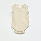 Beige ribbed bodysuit - Size 00000