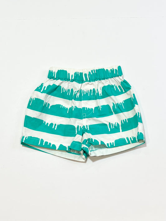 Green striped boardies - Size 000