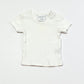 White ribbed tee - Size 000