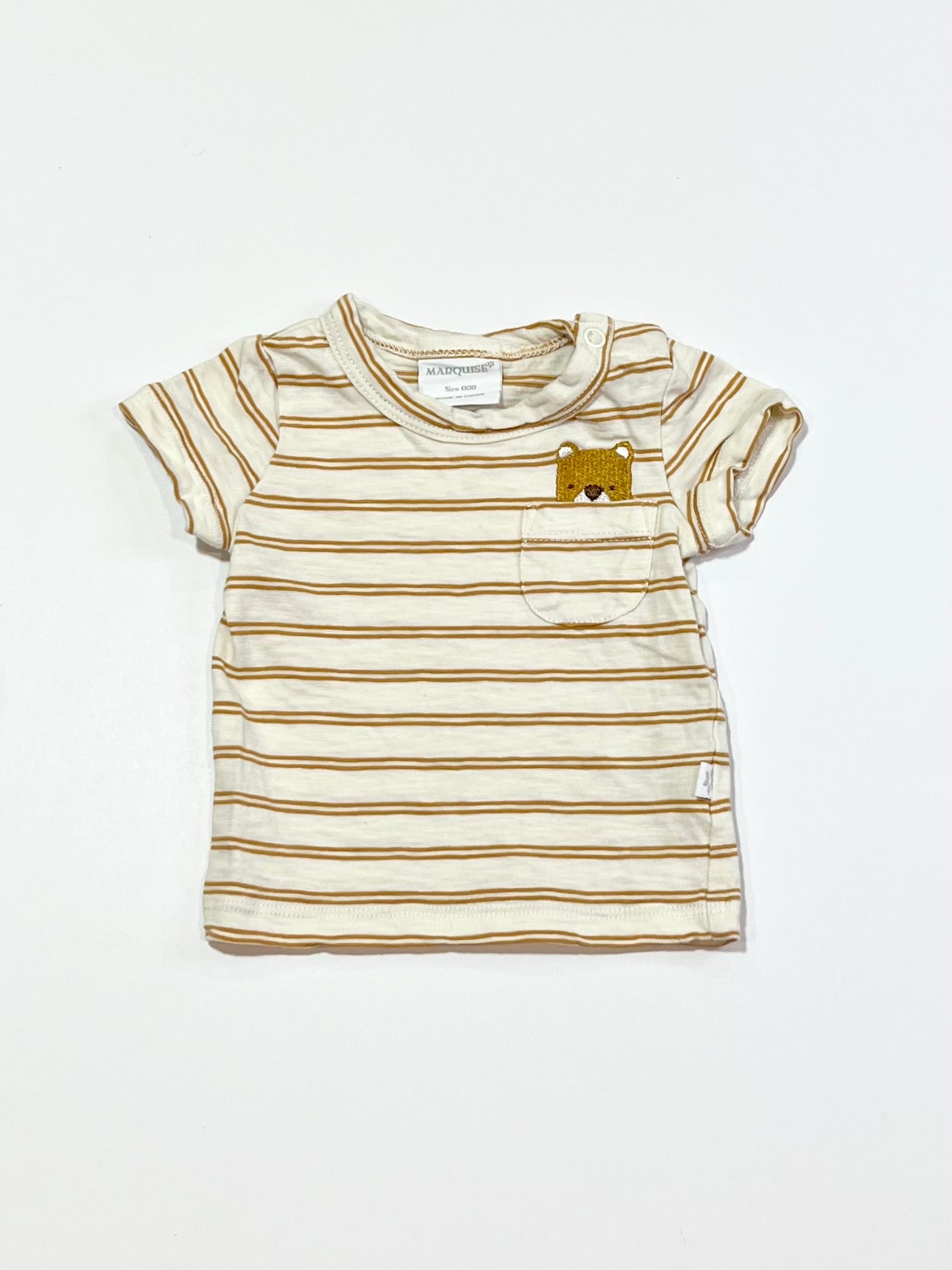 Striped bear tee - Size 000